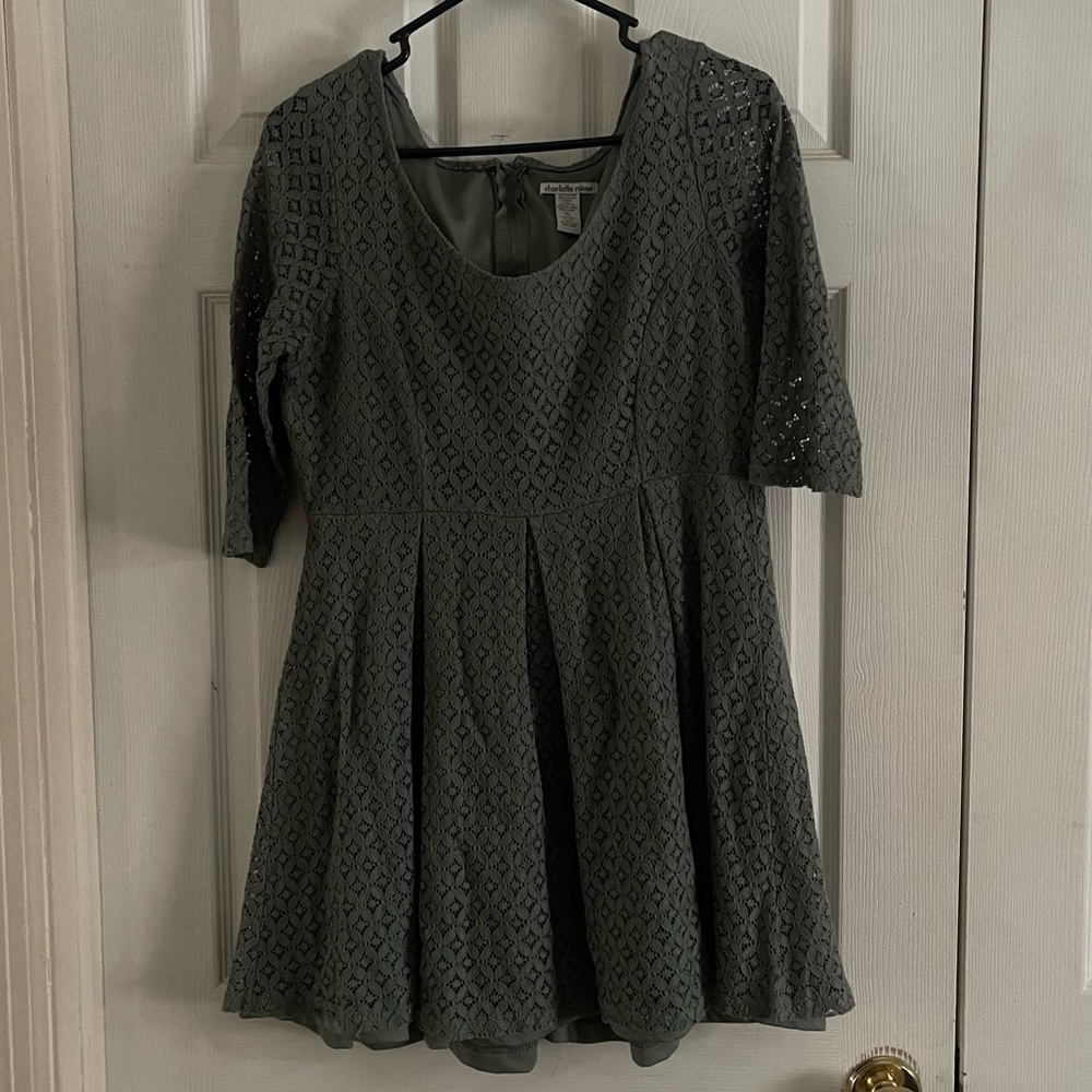 Charlotte Russe 3/4 sleeve peplum dress